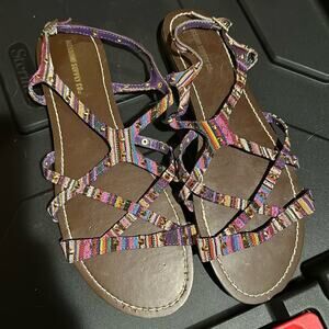 NWT Mossimo Supply Co Boho studded sandals sz 9